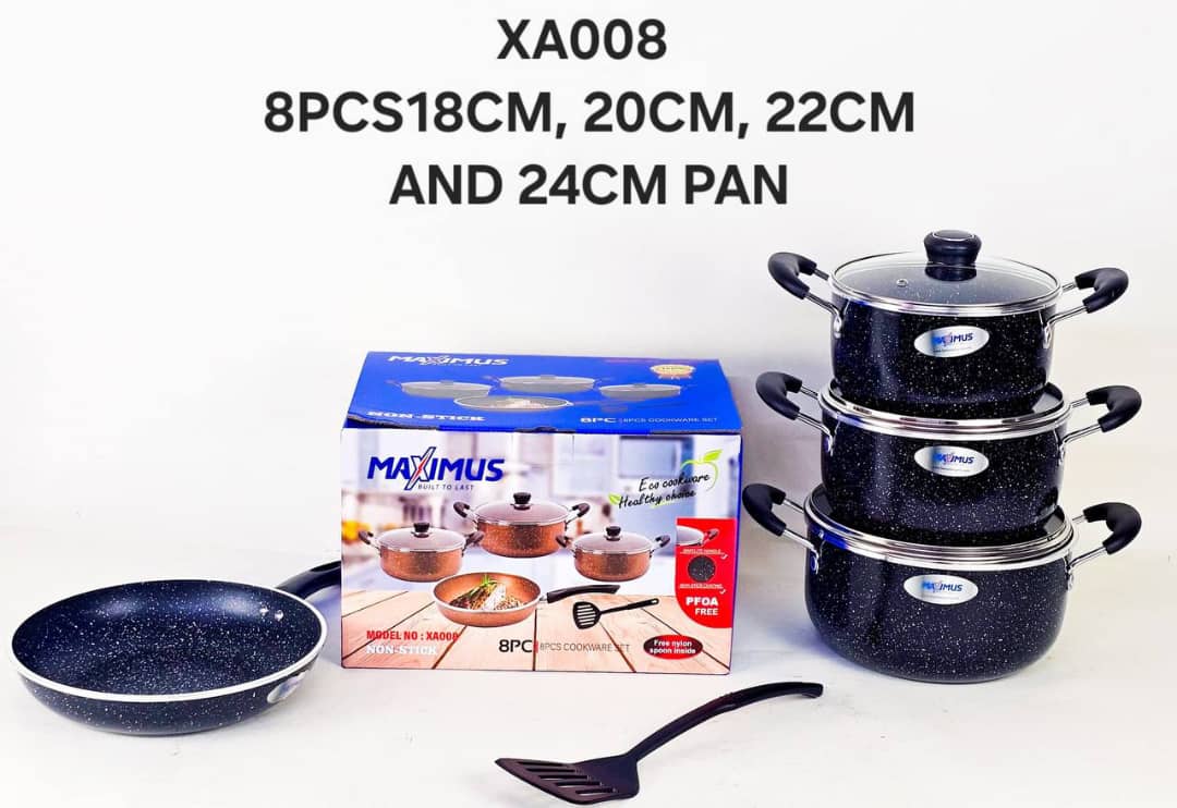 Maximus pot set with frying pan